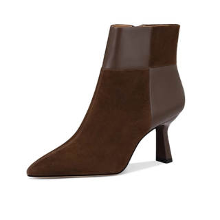 JESSICA SOPHIA Sheepskin Ankle Boots 7cm Women's