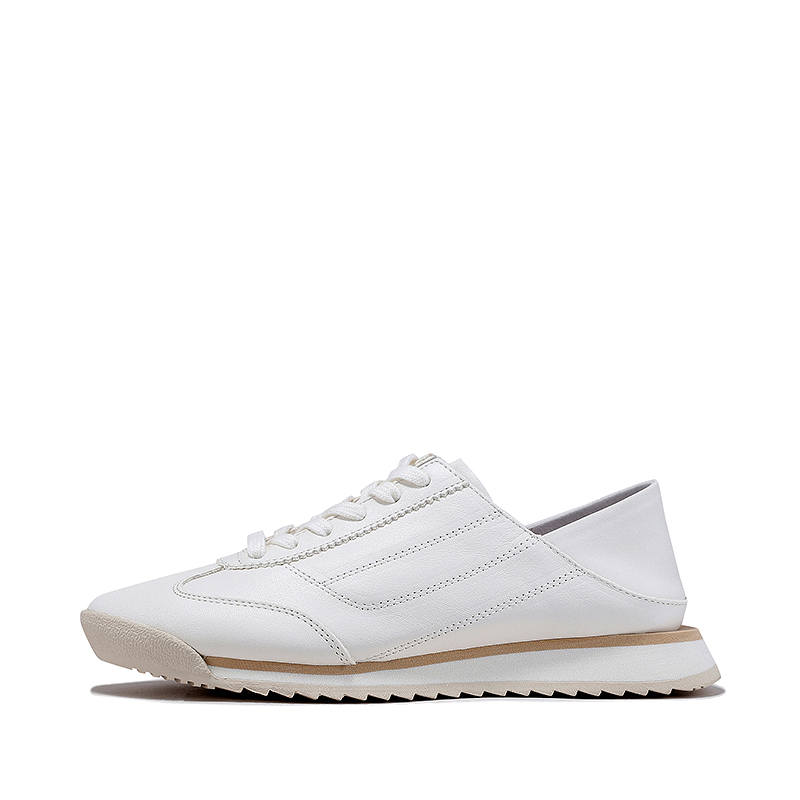 BELLALILY Slip Resistant, Breathable, Lightweight Low top Casual Shoes Women's White