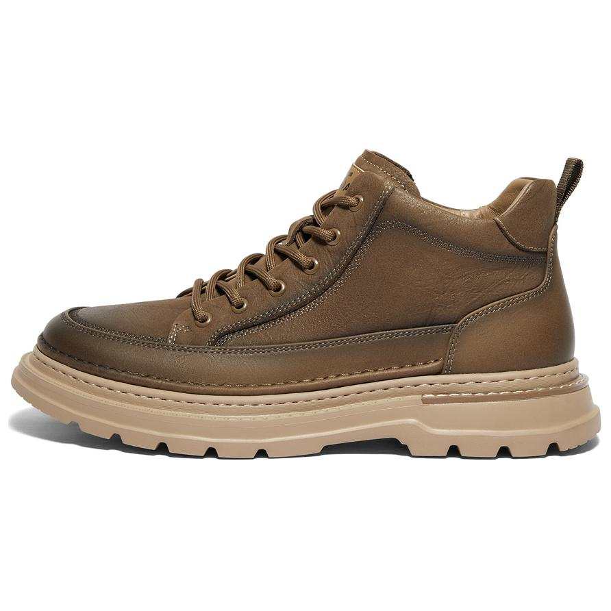 Senda Senda Combat Boots Men's Khaki/Yellow