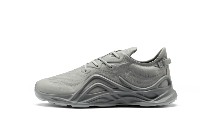 Ecco Biom Infinite Cow Leather Low top Casual Shoes Men's Dove Gray
