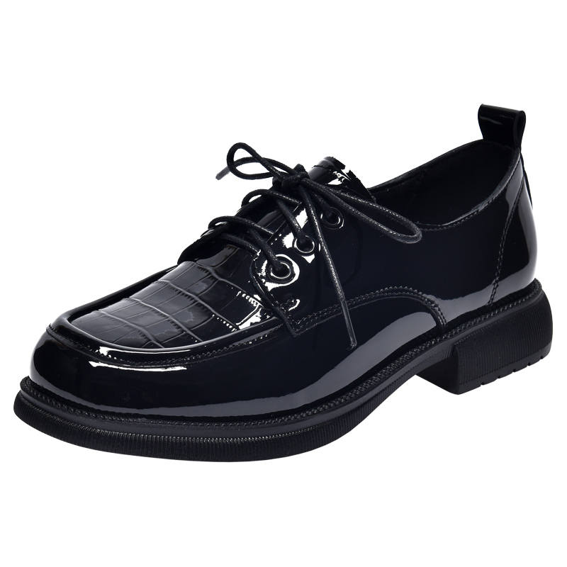 Devanro Devanro Top Grain Cow Leather Casual Shoes 2.5cm Women's