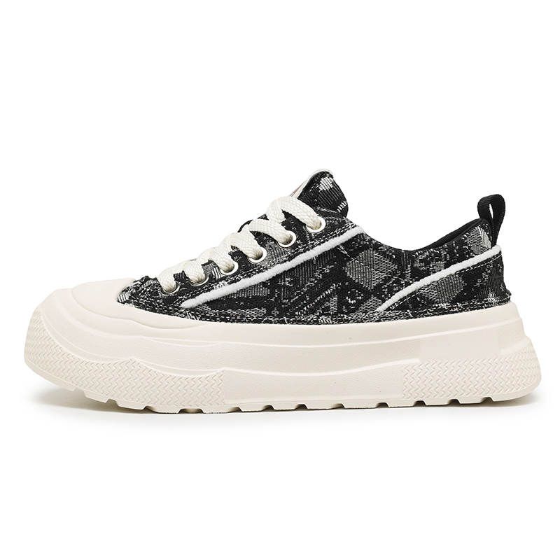 CALIFBULL Breathable Lightweight Height Increasing Breathable Lightweight Height Increasing Low top Canvas Shoes Men's