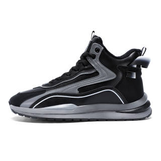 GONGNIUMEILI Pu Abrasion Resistant Abrasion Resistant Mid top Casual Shoes Unisex