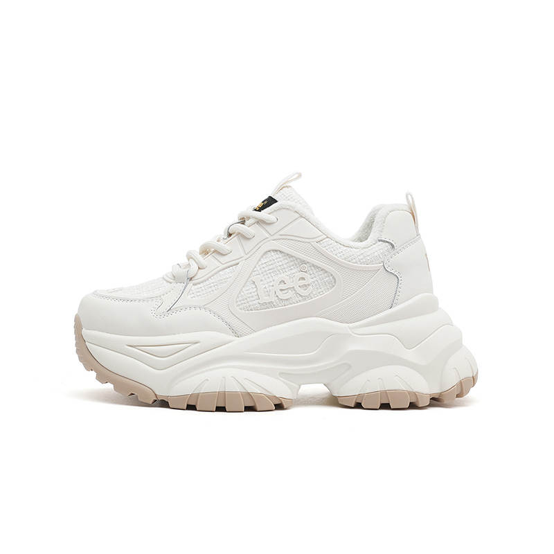 Lee Fashion Trend, Velvet Retro, Comfortable Commute, Old Money Style Low top Chunky Sneakers Women's