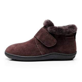 GUOLUOFEI Cow Suede Mid top Casual Shoes Women's