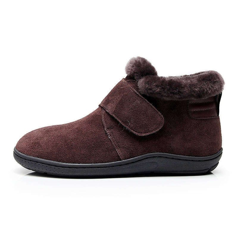 GUOLUOFEI Cow Suede Mid top Casual Shoes Women's