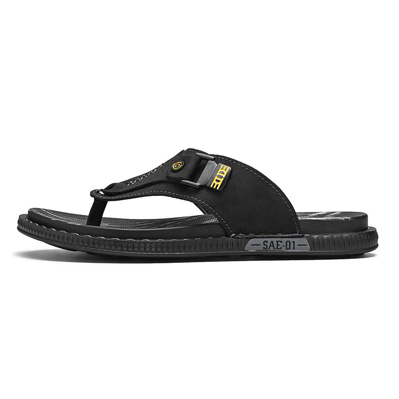 YIMINU Rubber Sole Odor Resistant Odor Resistant Flip Flops Men's