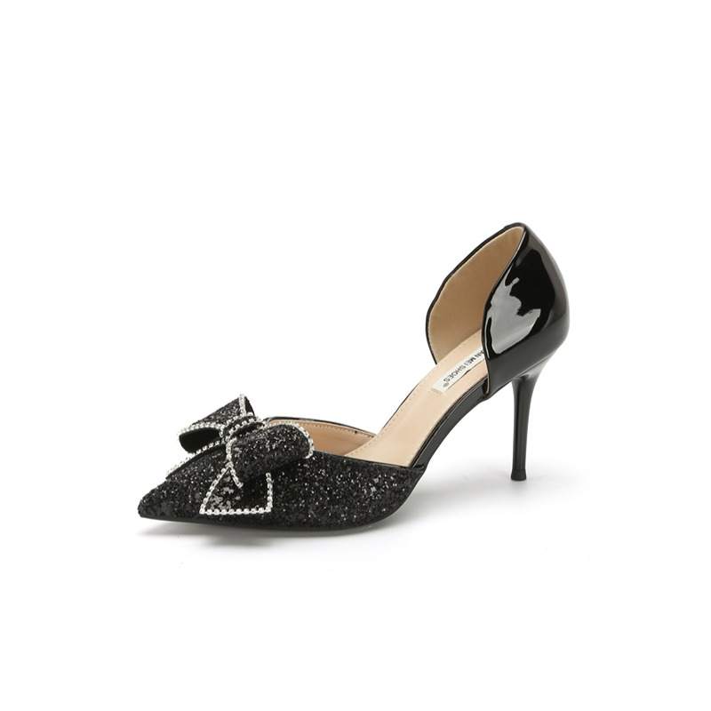 ZUOMILUO Pu Slim Heel High Heels Women's