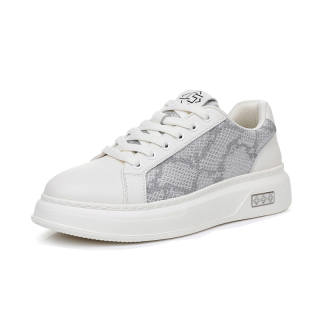 SENJIALUO Low top Skateboard Shoes Men's White