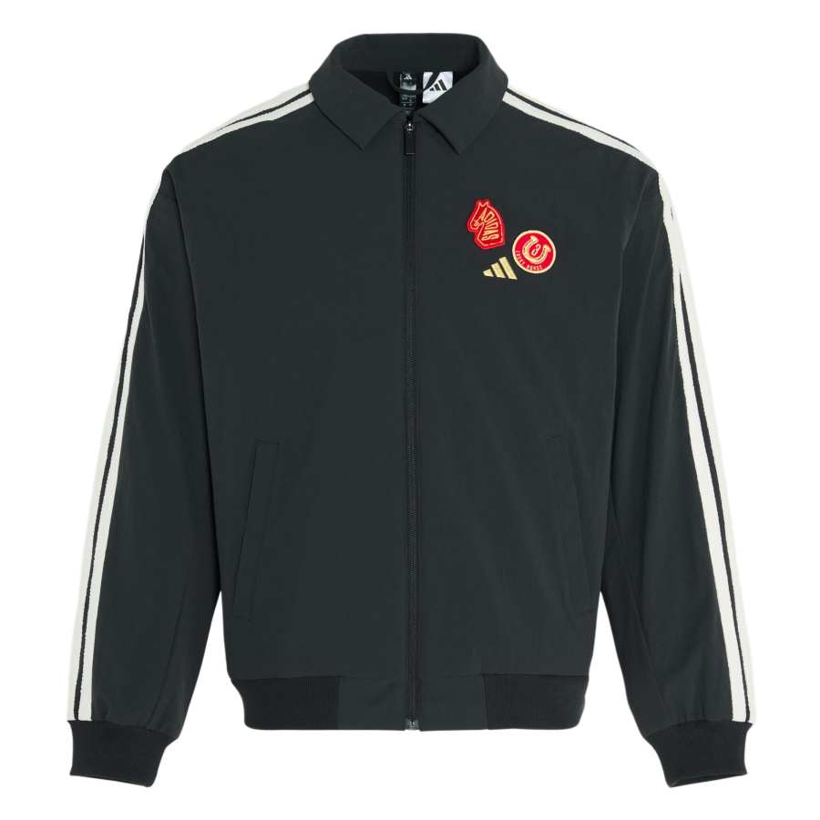 Adidas Adidas REVERSIBLE WOVEN JACKET Water Repellent Woven Fleece Lined Athleisure Loose Fit Jacket Men's
