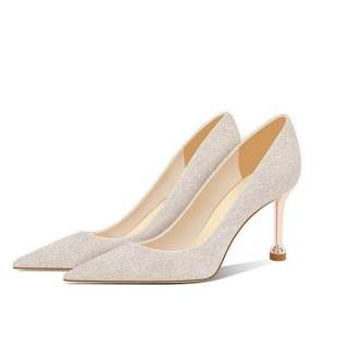AJPAP Pu Slim Heel High Heels Women's