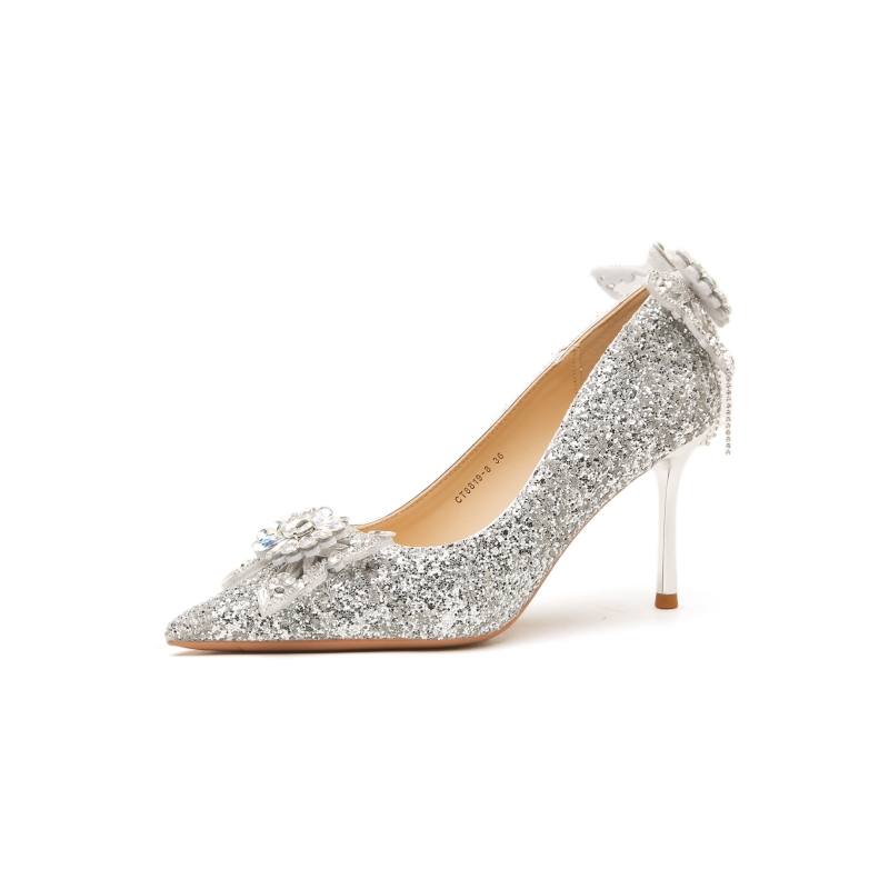 HKCP HKCP High Heels Women's Silver, Gold