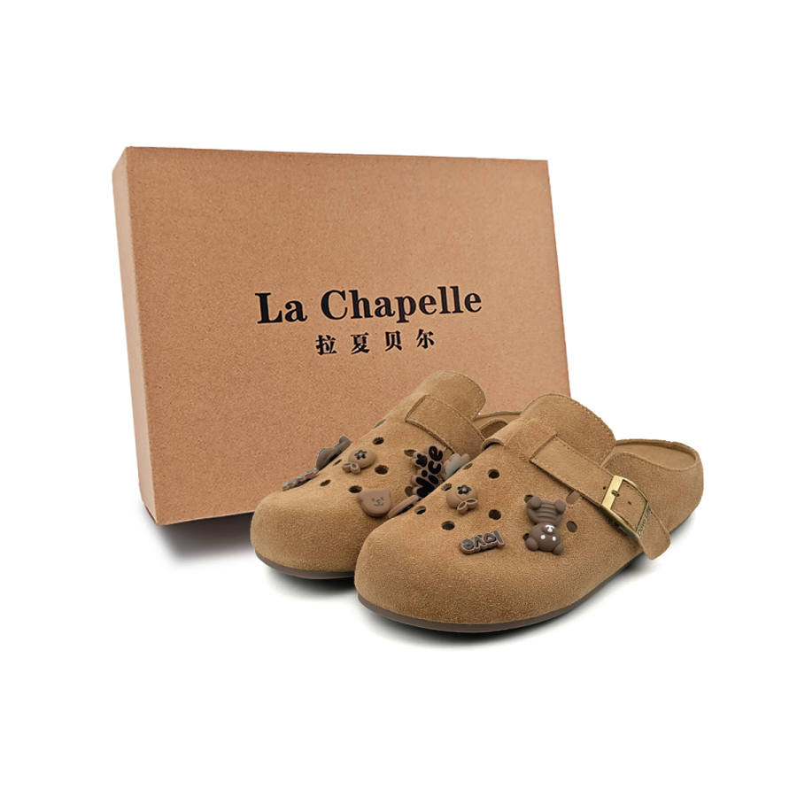 La Chapelle Birkenstock Shoes Women's Brown