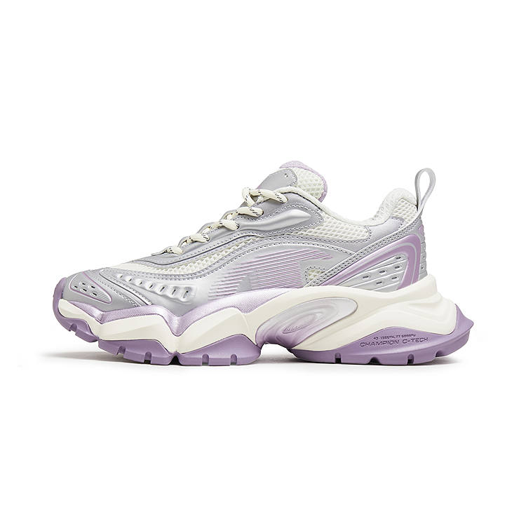 Champion Tooth Shark 2.0 Synthetic Leather, Textile Balance Low top Chunky Sneakers Women's