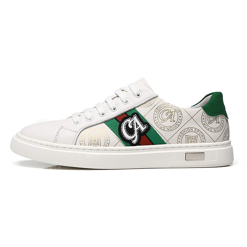 H2 H2 Cow Leather Low top Skateboard Shoes Men's