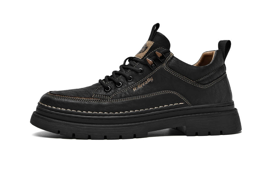 HLA Casual Shoes Men's Low Top Black/Brown