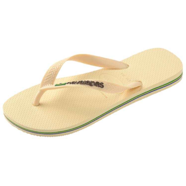 Havaianas Brazil Logo Flip Flops Women's Yellow