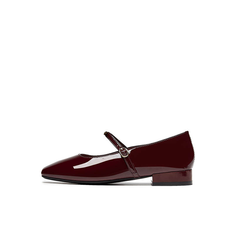 DAPHNE DAPHNE Block Heel Mary Jane Shoes Low Heel Women's