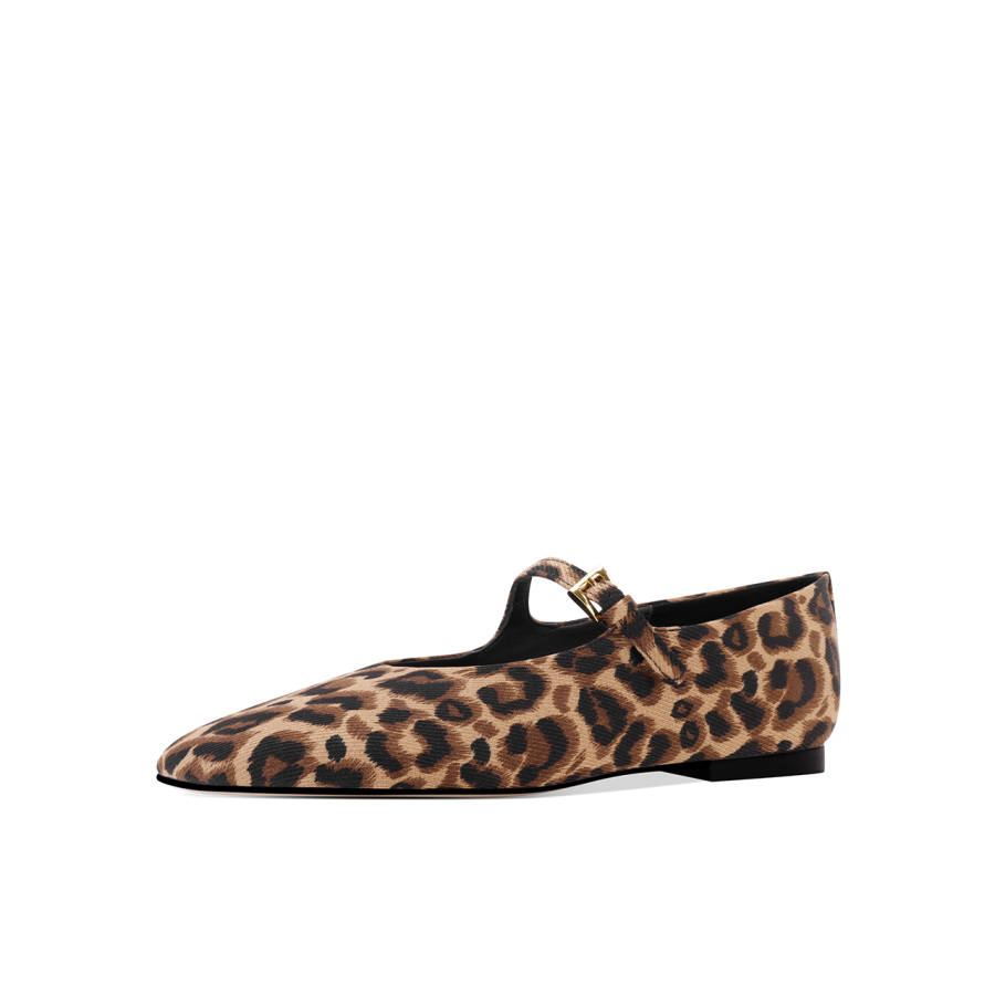 Shesrim Flat Mary Jane Shoes Women's Apricot