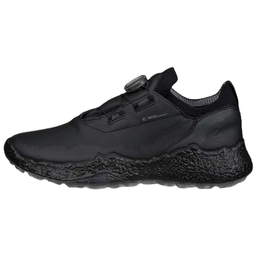 Ecco GOLF BIOM H5 BOA Leather Waterproof Low top Golf Shoes Women's Black