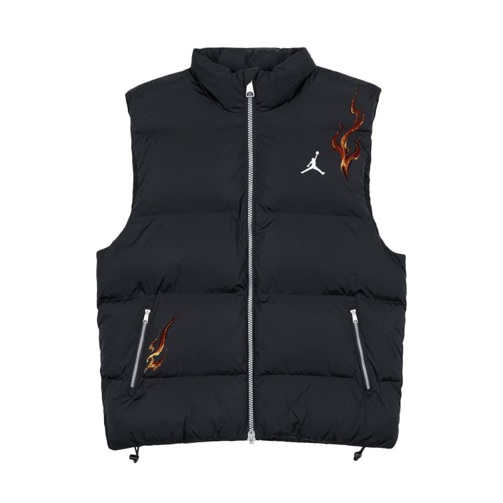 Jordan Jordan Vests Unisex Black Stand Collar Moderate Other