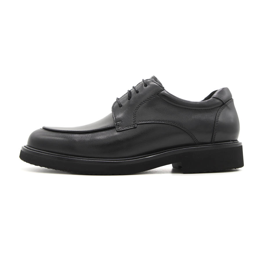 Satchi Casual Leather Shoes Men's Low Top Black