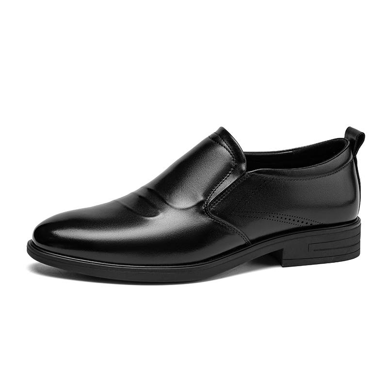 AOKANG Casual Leather Shoes Men's Black