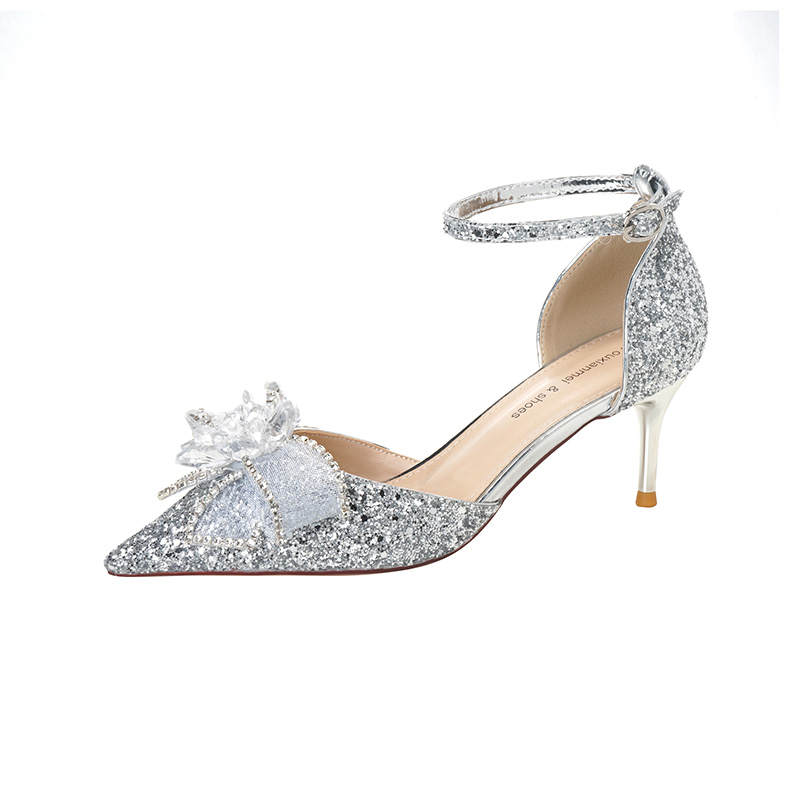QITUMAUL Slim Heel High Heels Women's