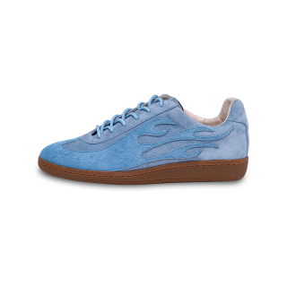 SYMBOLS OF LIGHT Low top Skateboard Shoes Women's Blue