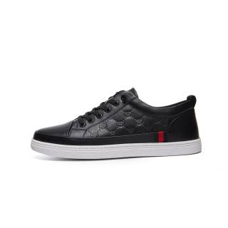 SHERIDAN Cow Leather Low top Skateboard Shoes Men's Black