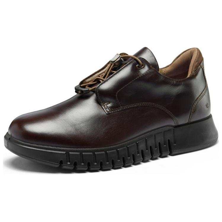 Ecco Ecco Lively Mixed Casual Shoes Men's Cocoa Brown