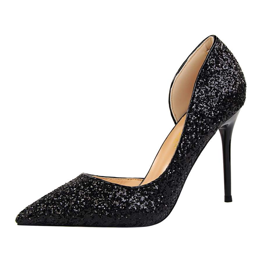 QITUMAUL Slim Heel High Heels 9.5 Women's