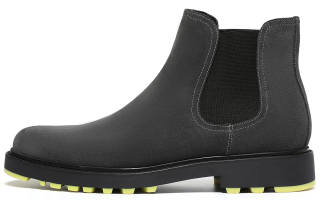 ELLE HOMME Crew Chelsea Boots Men's Gray