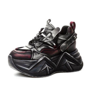 Shangjinni Synthetic Leather Slip Resistant, Abrasion Resistant, Lightweight, Height Increasing