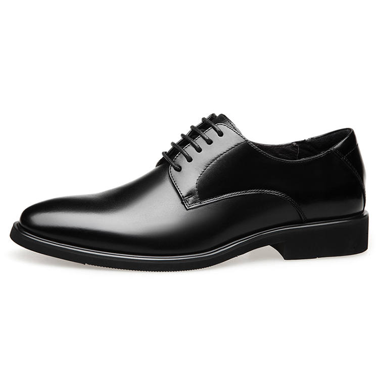 KAIMALONG Cow Leather Dress Shoes Men's Black