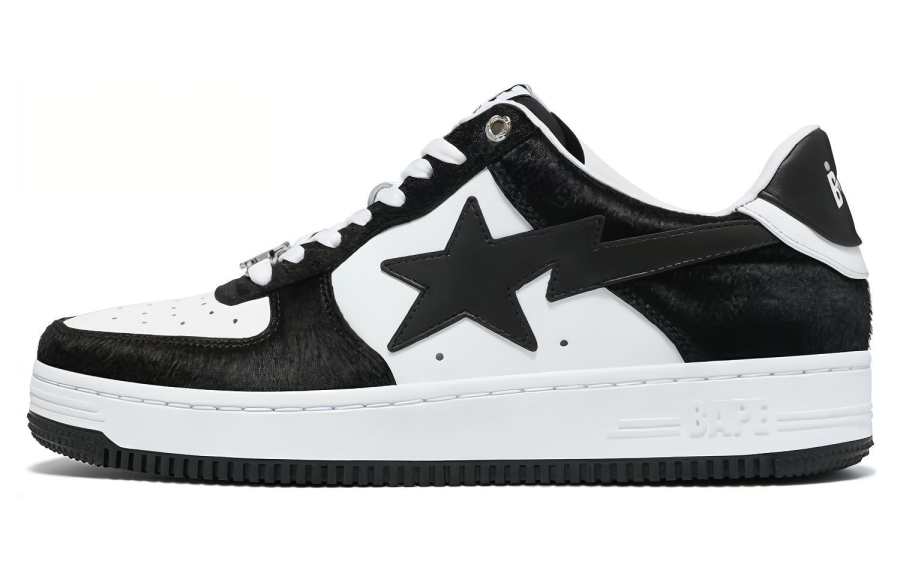 A BATHING APE A BATHING APE Bape Sta Black Calf Hair