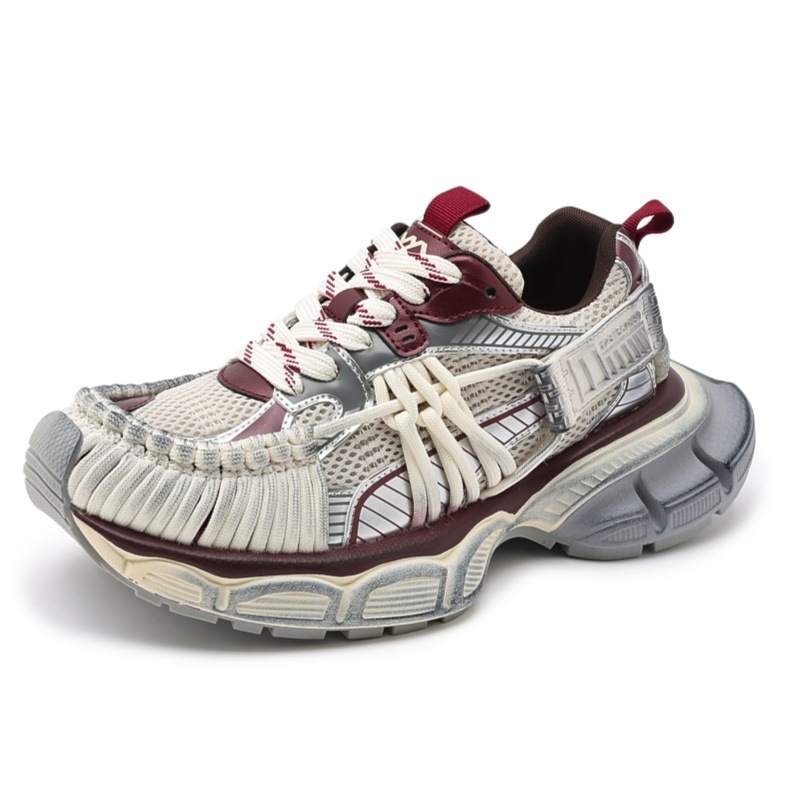 VAEL Cushioning Slip Resistant Breathable Cushioning Slip Resistant Breathable Low top Chunky Sneakers Unisex