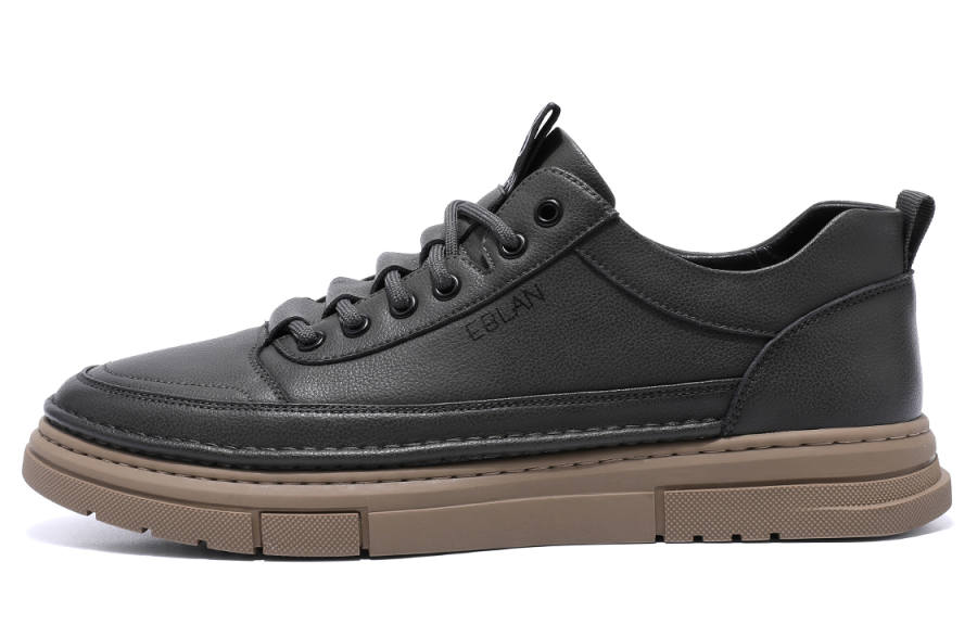 EBLAN EBLAN Skateboard Shoes Men's Low Top Gray