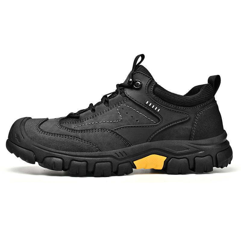 LAORENTOU Top Grain Cow Leather Men's Casual Shoes Men's