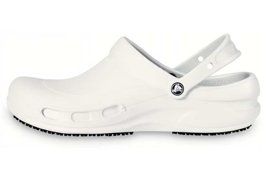 Crocs Crocs Abrasion Resistant Closed Toe Slippers Unisex White