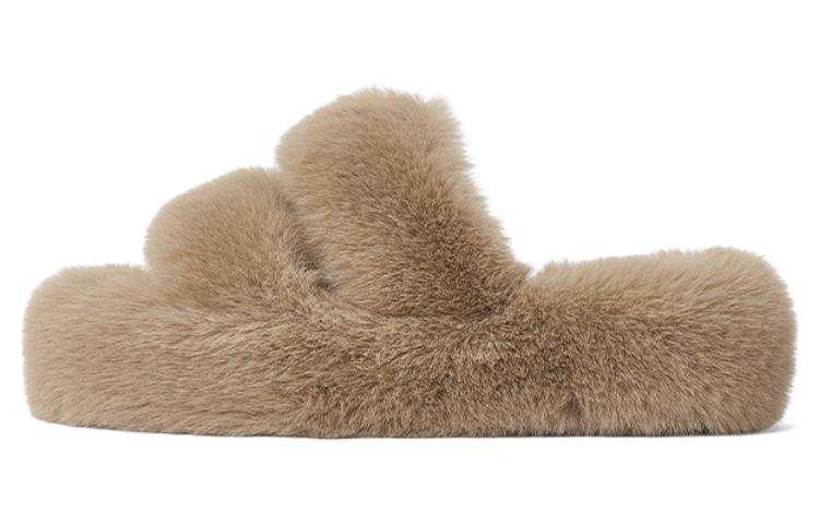 DAPHNE DAPHNE Slide Slippers Women's Apricot/White/Gray