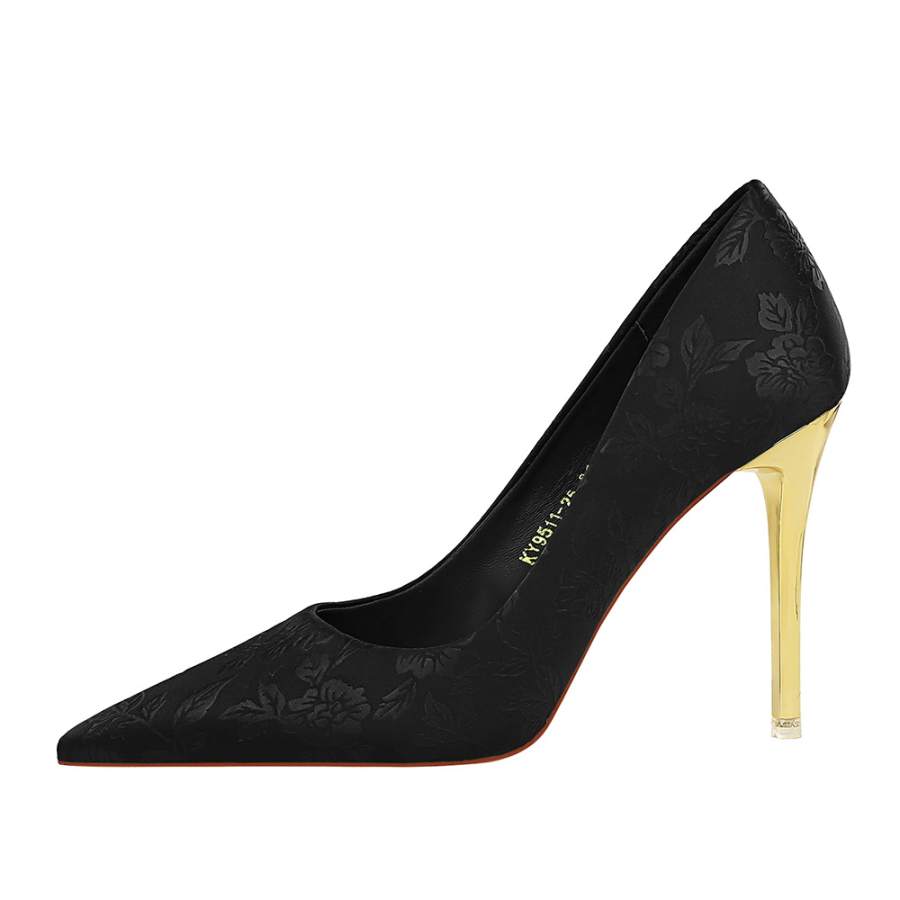 QITUMAUL Slim Heel High Heels 10.5cm Women's