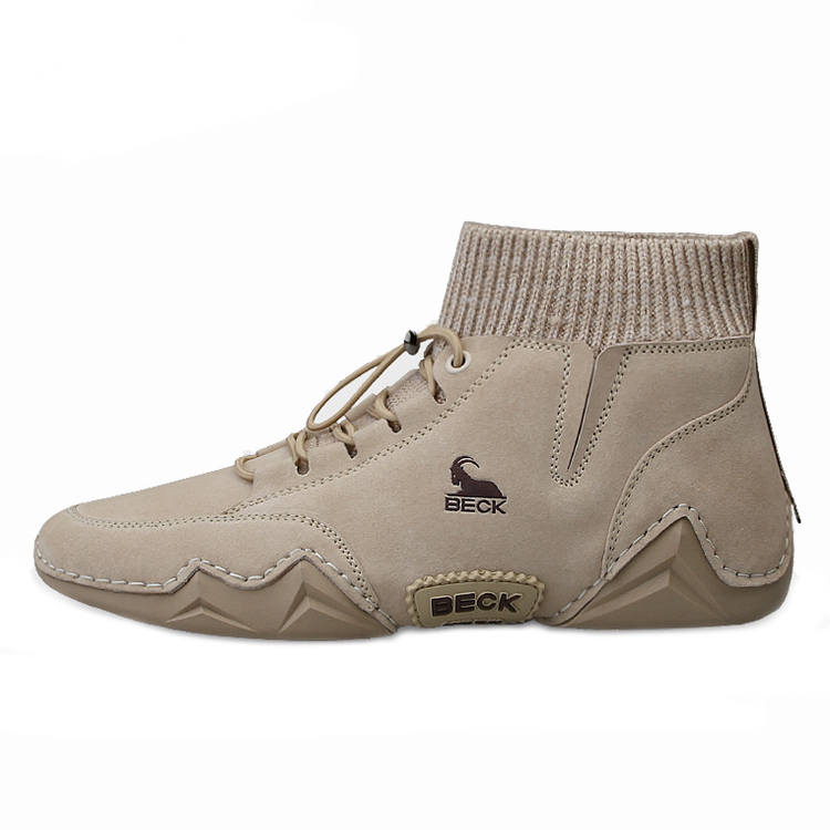BECK Pigskin Slip Resistant Abrasion Resistant High top Casual Shoes Women's