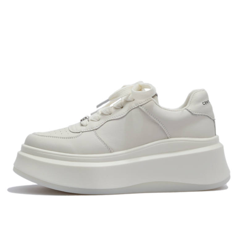 CENTRAL&KITTY Cow Split Leather Low top Casual Shoes Women's