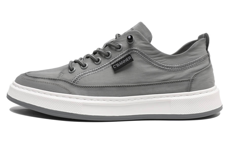 C°BANNER Low top Stylish Skateboarding Shoes Men's Gray