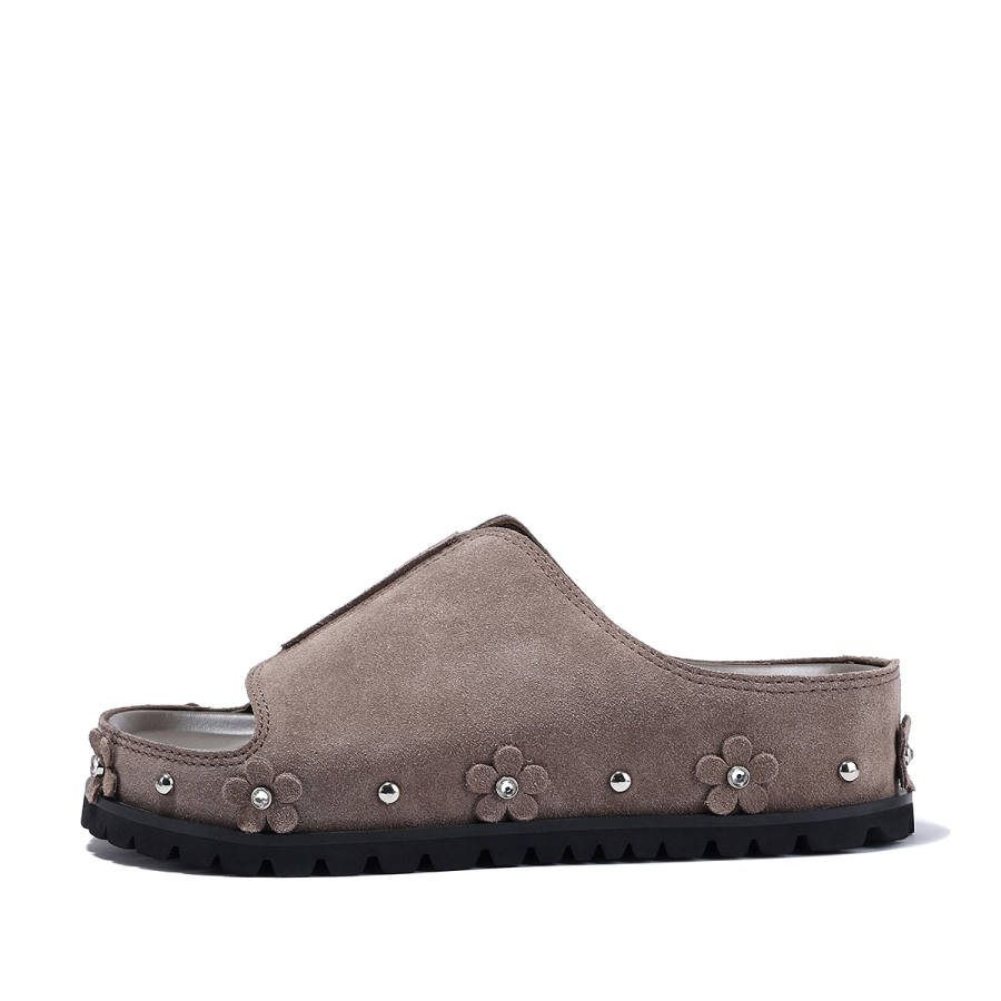BELLALILY Rubber Sole Slip Resistant Slide Slippers Women's