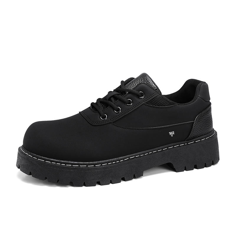 NANJIREN Synthetic Leather Casual Shoes Men's Black