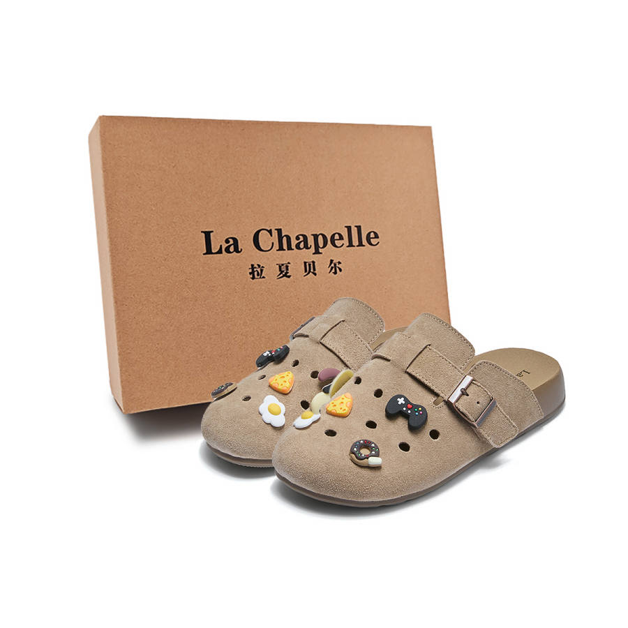 La Chapelle Plastic Lightweight Breathable Birkenstock Shoes Women's Sand