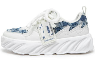 HeeDimensional Microfiber Leather Low top Chunky Sneakers Unisex