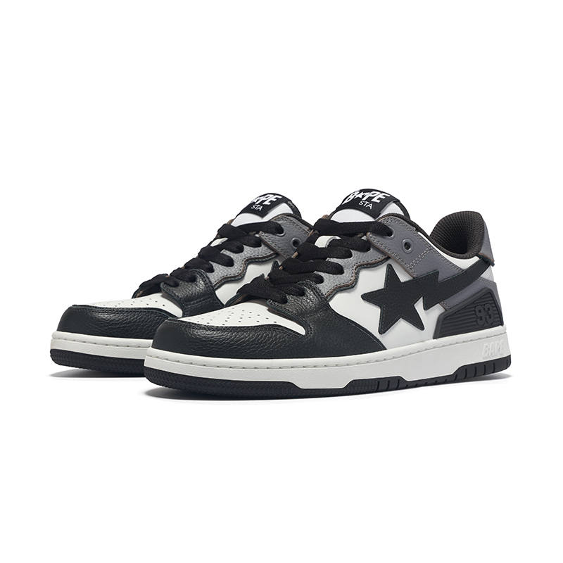 A BATHING APE SK8 STA Cow Leather Low top Skateboard Shoes Women's